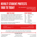 Revolt! Student Protests from 1968 to Today, A Symposium
