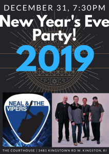 NEAL AND THE VIPERS 4TH ANNUAL NEW YEARS EVE BASH