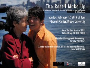 The Rest I Make Up: a film collaboration about art, aging, and friendship