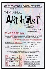 Artists' Cooperative Gallery of Westerly: 4th Annual Art Heist