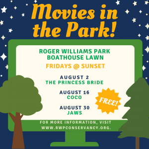 Movies in the Park at Roger Williams Park