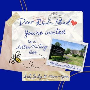 Dear Rhode Island Letter Writing Bee