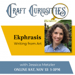 Ekphrasis: Writing from Art