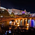 WaterFire Providence Full Lighting - “Then. Now. Next: 50 Years of Women at Providence College”