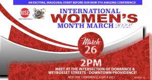 R.I.S.E. International Women's Month March