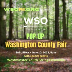 WSO - *Free* POP-UP Concert: Washington County Fairgrounds