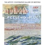 ACGOW’s July Show “Seeing Red, Feeling Blue” 