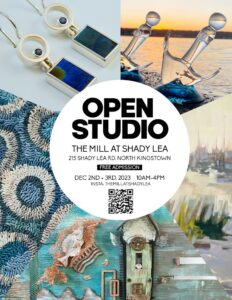 25th Annual Open Studios at Shady Lea Mill Dec 2 & 3 10am-4pm