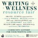 Writing + Wellness Resource Fair