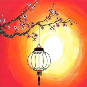 Cherry Blossom Lantern