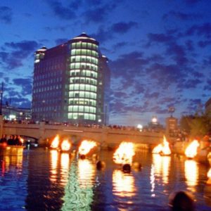 WaterFire Providence: Flames of Hope a Celebration of Life Full Lighting