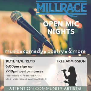 Millrace Kitchen Open Mic Night Series