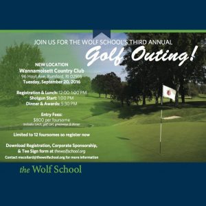 The Wolf School's Third Annual Golf Outing