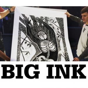 BIG INK Woodcut Printing Demo